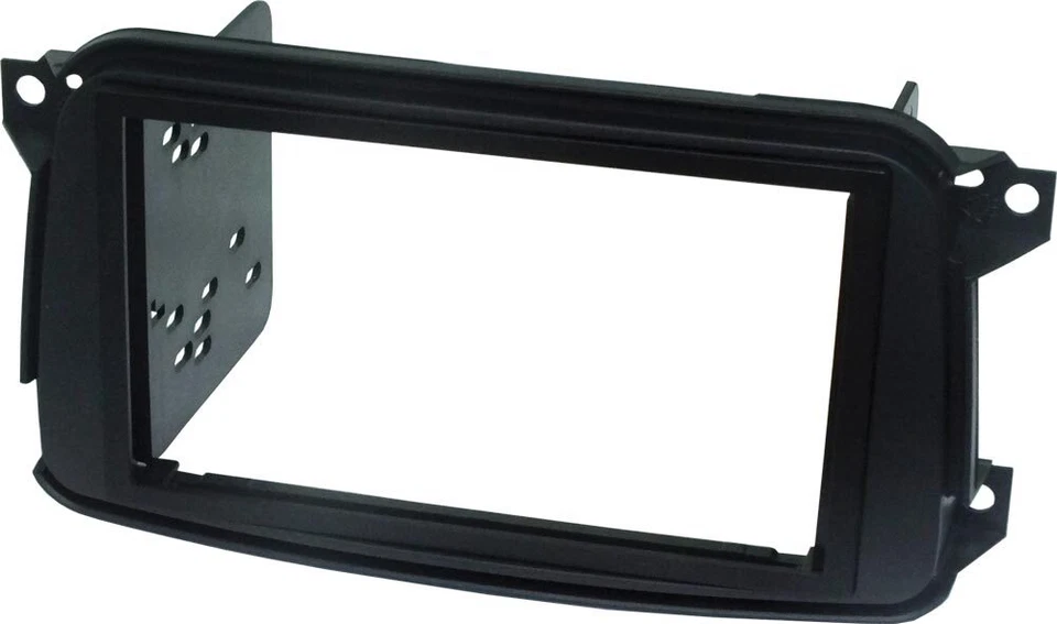 MASCHERINA AUTORADIO 2 DIN SMART FOR TWO 2010>2014 ADATTATORE CON STAFFE ABS - Immagine 3 di 3