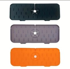 Silicone Faucet Mat For Kitchen Sink Splash Guard Bathroom Slip Drain Pad New