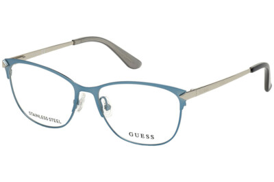 GUESS GU2755 085 Blue Metal Optical Eyeglasses Frame 53-15-140 GU 2755 RX AB