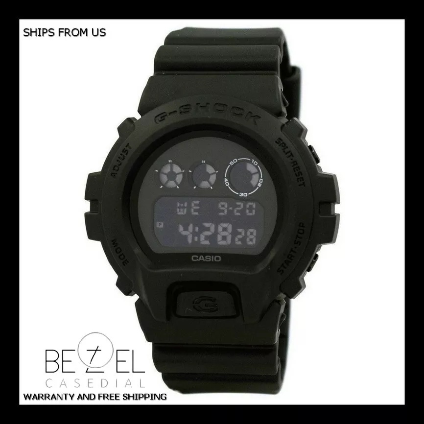 Casio G Shock Shock Resistant Multi Alarm Digital DW 6900BB 1DR Men s Watch