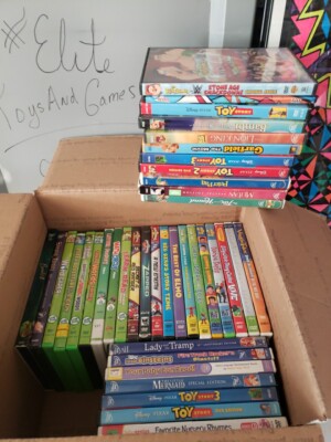 Lot Of 38 Massive Leap Frog, Wiggles, Elmo, +more Dvd Collection  ~ Trl3#73