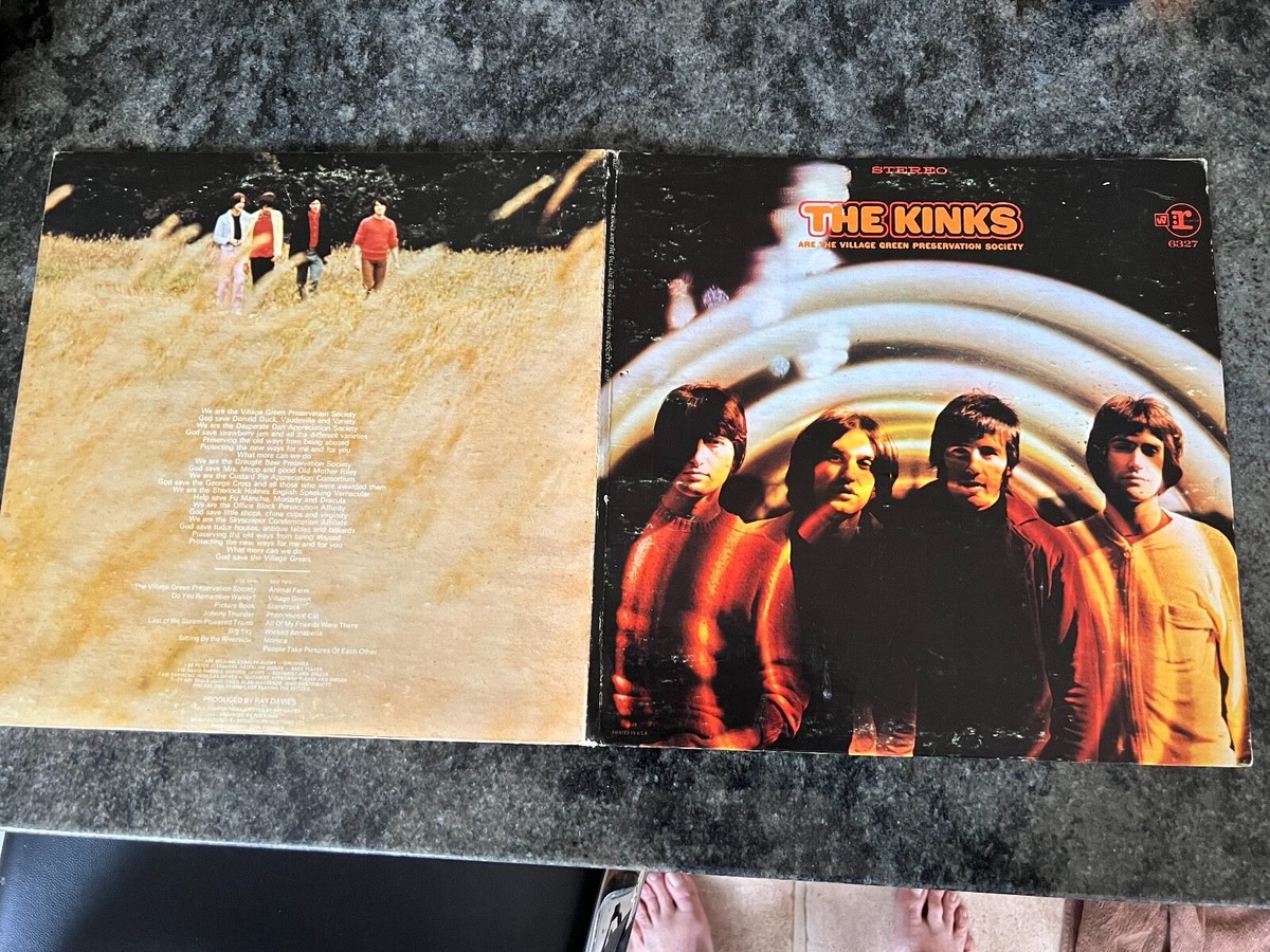 KINKS VILLAGE GREEN PRESERVATION SOCIETY ORIGINAL 1969 VINYL LP