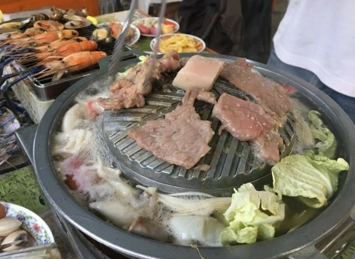 Thai Korean BBQ Grill Pan 12