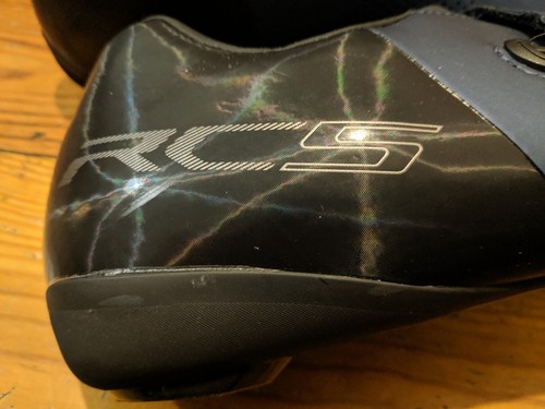 ZAPATOS DE CICLISMO SHIMANO RC5 AZUL PARA HOMBRE ZAPATILLAS COMO NUEVOS TALLA 48 UK 12 - Imagen 3 de 11