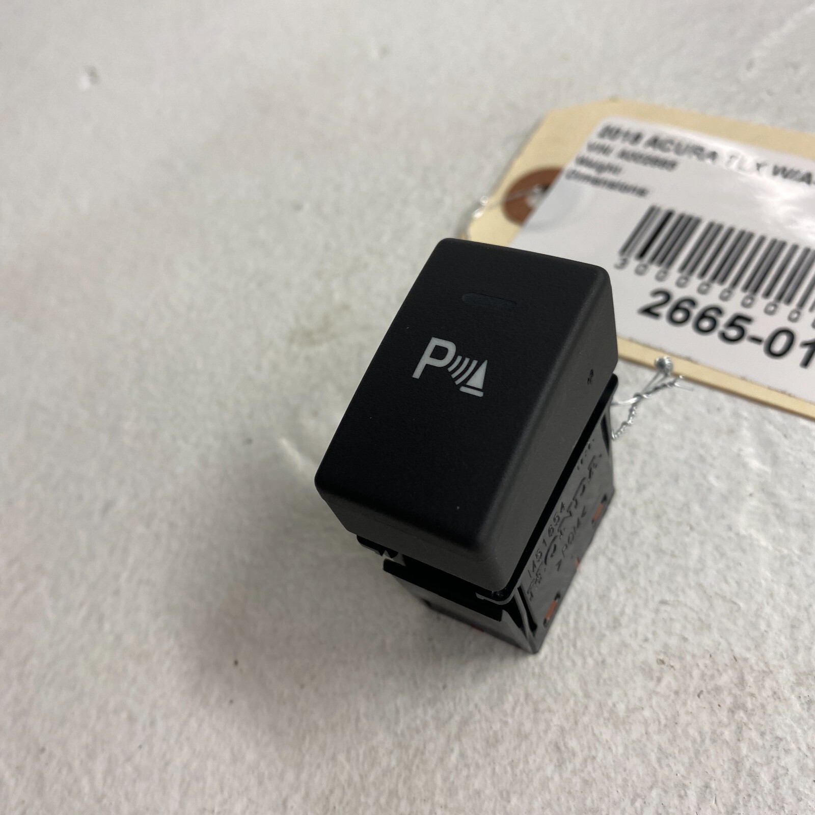 20152020 Acura TLX Park Assist Sensor Control Corner Switch Button OEM