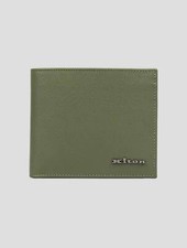 Kiton Green Leather Wallet KWAY8 Man
