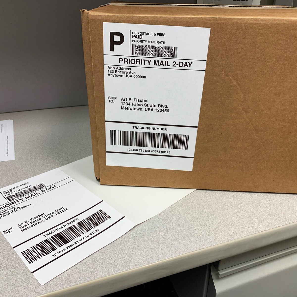 Etiquetas Medio Hoja 1600 Unidades 1600 Etiquetas De Envío Autoadhesivas Media Hoja 8.5x5.5 - Para USPS, UPS, FedEx, Envíos Rollo De Etiquetas De Envío Para Impresora