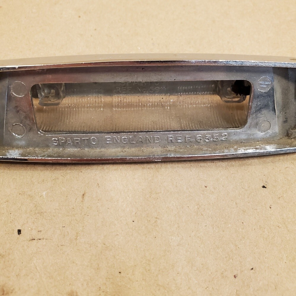 SPARTO 6352 INTERIOR LIGHT CHROME 5911 LENS JAGUAR E TYPE XKE XJ6 LOTUS TRIUMPH