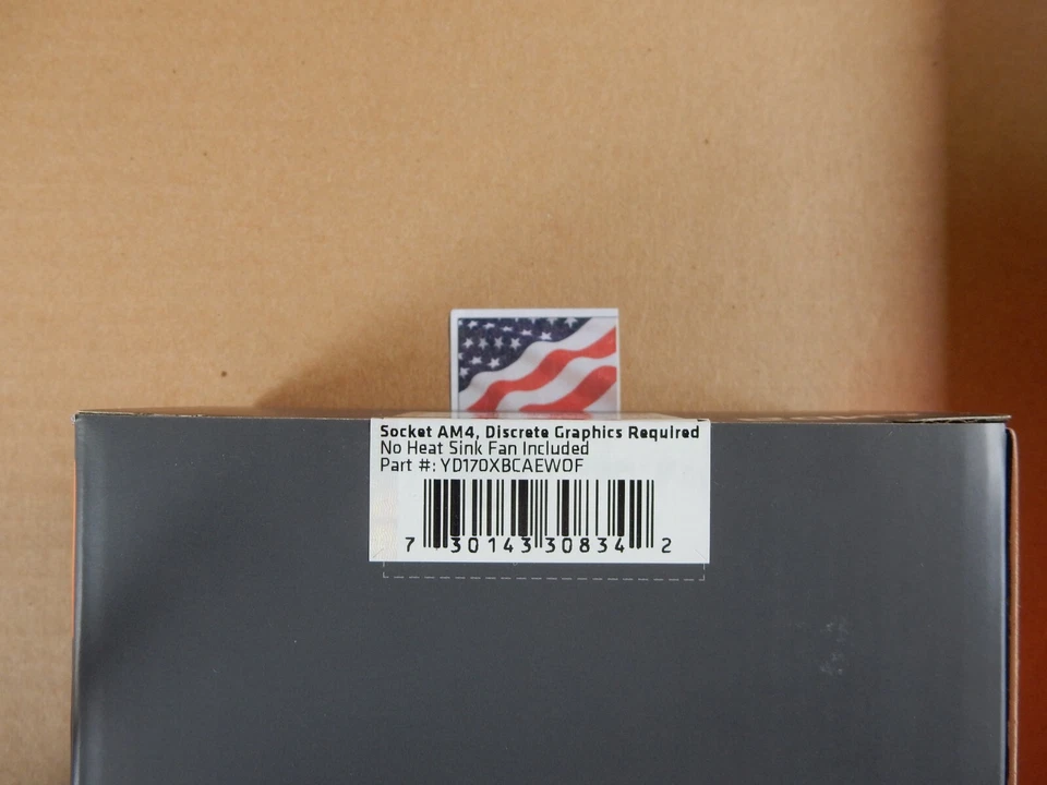 AMD ryzen 7 1700x cpu NEW (open box) - Image 3 of 4