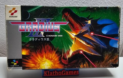 SNES / Super Famicom - Gradius III JAPAN mit OVP   D68