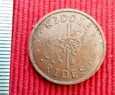 GETTONE  KIDDIE RIDES TECNOTRON DEDEM LGI MONETA GIOSTRE ANNI 70