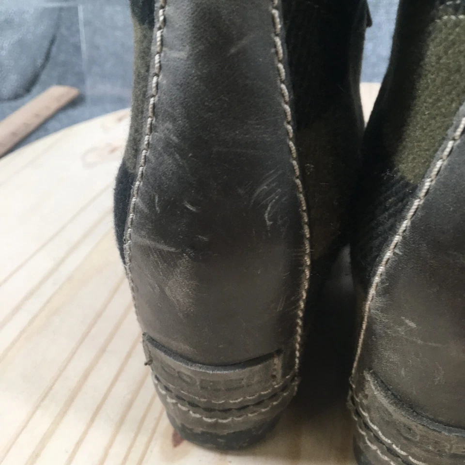 Botas Sorel para mujer 8 Joan of Arctic cuña multicolor a cuadros con cordones al tobillo LL5290 Foto 3 de 4