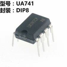 10PCS UA741CN DIP-8 UA741 LM741 ST OPERATIONAL AMPLIFIERS IC NEW #A6-41