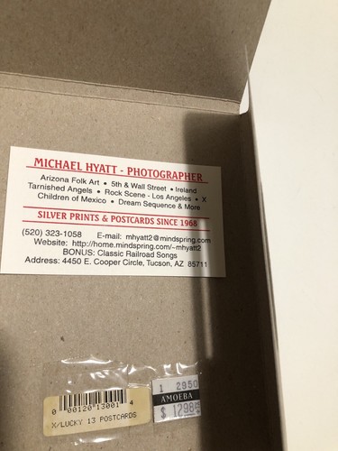 LUCKY 13 - X Band (LIMITED EDITION #398 Of 1300) Postcards by Michael Hyatt - Picture 3 of 11