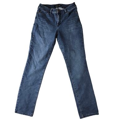 Bandolino Women's Blue Jeans Amy Modern Straight Leg Size