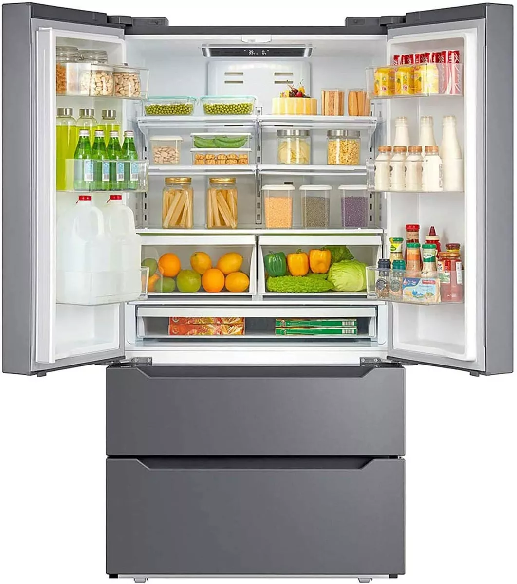 Counter Depth Fridge French Door Refrigerator Freezer Stainless