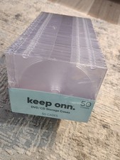 Keep Onn 50 DVD/CD Storage Cases Brand New Sealed