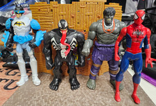 Marvel dc universe spiderman venom hulk batman toy action figure bundle joblot