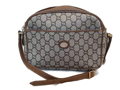 GUCCI Plus Vintage Umhängetasche aus PVC Canvas mit GG-Monogramm