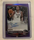 2025-26 Bowman Chrome Prospect Autographs Purple Refractors Sarah Strong /250