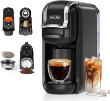 Macchina da caffè a capsula 4 in 1, macchina per caffè a caldo e freddo, mini m