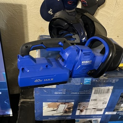 Kobalt 40-Volt 24-in Dual Cordless Electric Hedge Trimmer Tool Only  841821072506|