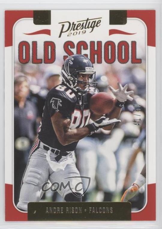 2019 Panini Prestige Old School Xtra Points Gold 41/50 Andre Rison #OS-AR 04br