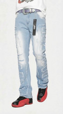 Men  s Stacked Jeans   Light Blue Premium Streetwear Denim for Modern Style and C