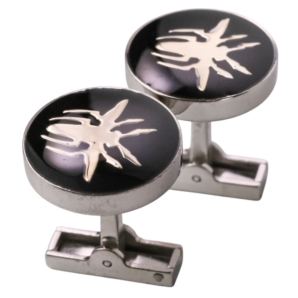 DIOR HOMME AG925 Bee Cufflinks, Black/Silver Color mens USED | eBay