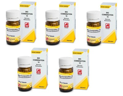 ADEL Bio-Combination 16 Nervous Exhaustion 5×20g Tablets