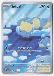 Spheal 199/191 Illustration Rare Surging Sparks