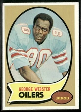 1970 Topps #120 George Webster EX/EX-MT
