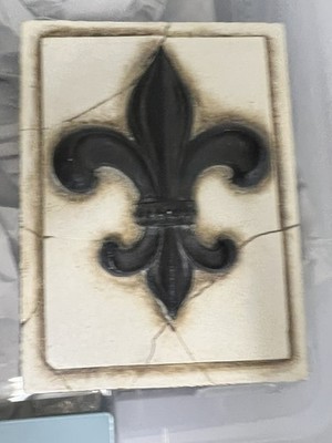 Sid Dickens T-26 Black Fleur De Lis Retired Rare!
