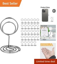 30PCS Table Number Holders Place Card Holder - Photo Holders for Tables, Card...