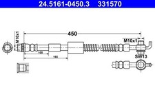 ATE Bremsschlauch 24.5161-0450.3 für CITROËN DS PEUGEOT