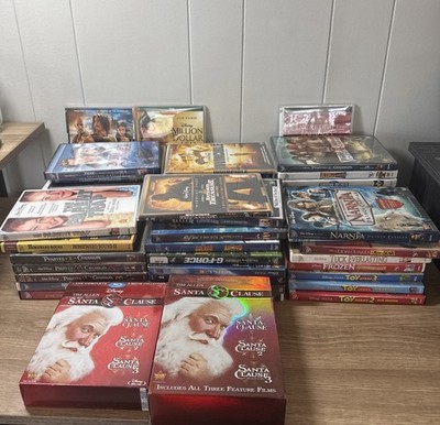Lot Of 60 DVD Movies Disney, Family Movies, Toy Story, Pirates Caribbean Lot 5