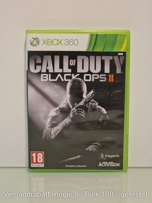 Call Of Duty Black Ops II 2 Zustand gut OVP Microsoft Xbox  360