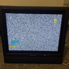 Sharp Aquos Liquid Crystal TV Model LC-13E1UB Vintage WORKS- no remote