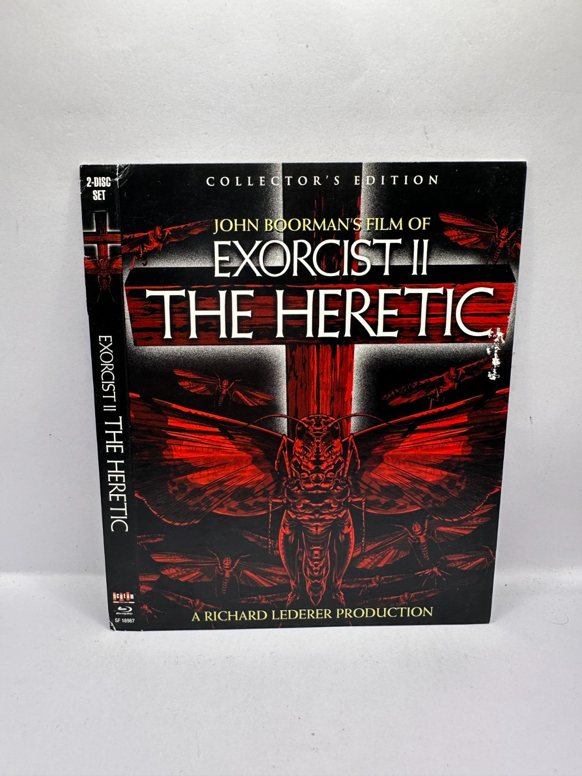 SLIPCOVER ONLY Exorcist 2 The Heretic US Blu Ray  Scream/Shout Factory NO DISCS