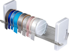 Ribbon Storage Rack Ribbon Spool Holder Ideal for Craft Rooms Studios, Gif