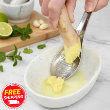 Grattugia wasab acciaio inox zenzero aglio zester cucchiaio tritatutto professionale utensile da cucina