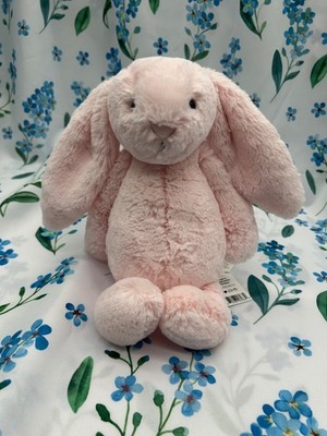 Jellycat BNWT Medium Bashful Pink Bunny soft plushie! | eBay