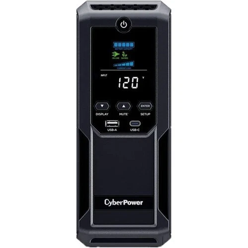 CyberPower CP1500AVRLCD3-R 1500VA/900W Mini Tower UPS - Certified Refurbished