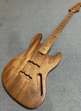 1set Unfinished Mahogany Guitar Bass Body wit...