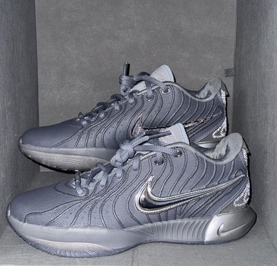 Nike LeBron 21 Resilience Men s Size 9.5 Cool Gray Metallic Silver HF5353-001