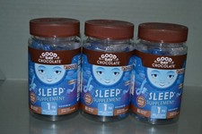 (3) Good Day Chocolate, Sleep Supplement For Adults 80 Candy Coated Pieces 11/26