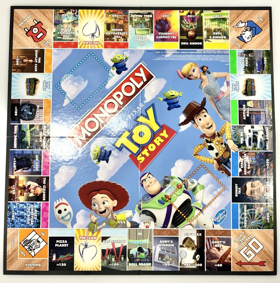 Disney Pixar Toy Story Monopoly Board Game 2018 Hasbro Parker Brothers Complete - Image 4 of 4