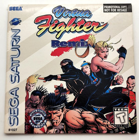 Virtua Fighter Remix (Sega Saturn, 1995) Not For Resale Tested & Cleaned!