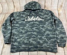 Cabela s Camo Hoodie Sweatshirt Size XL