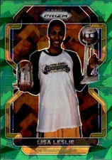 2022 Panini Prizm WNBA Green Ice #194 Lisa Leslie Los Angeles Sparks (A)